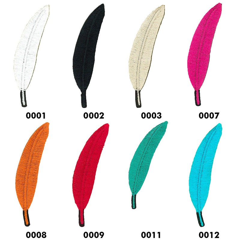FEATHER applique - 20 colours available