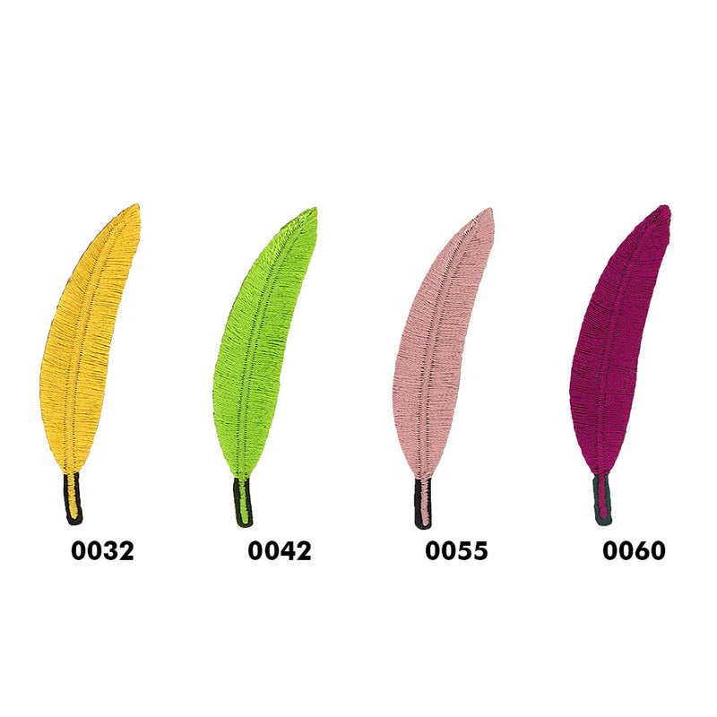 FEATHER applique - 20 colours available