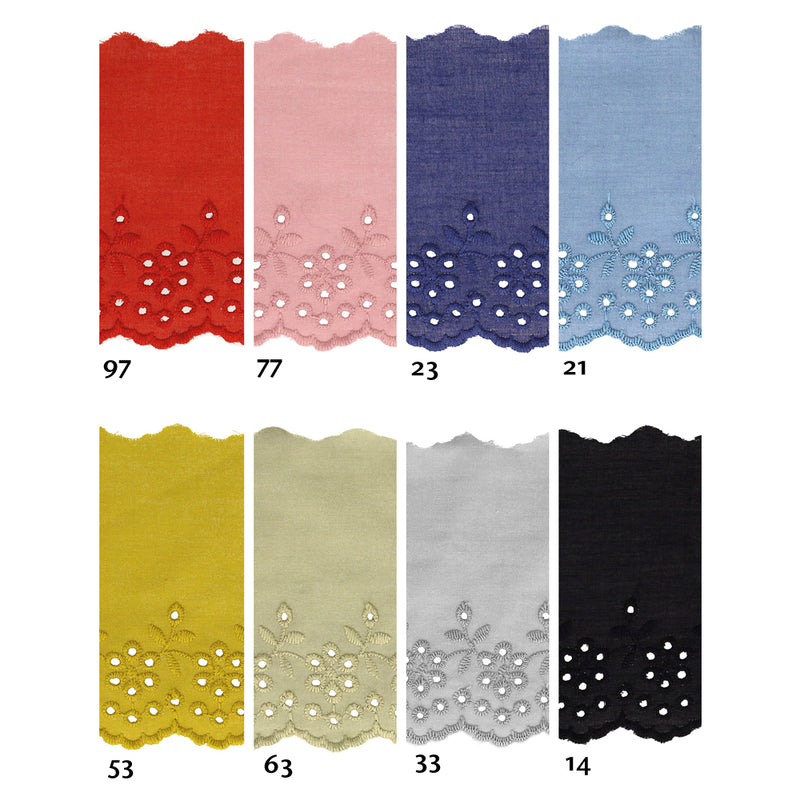Broderie GAVROCHE - 13 couleurs disponibles