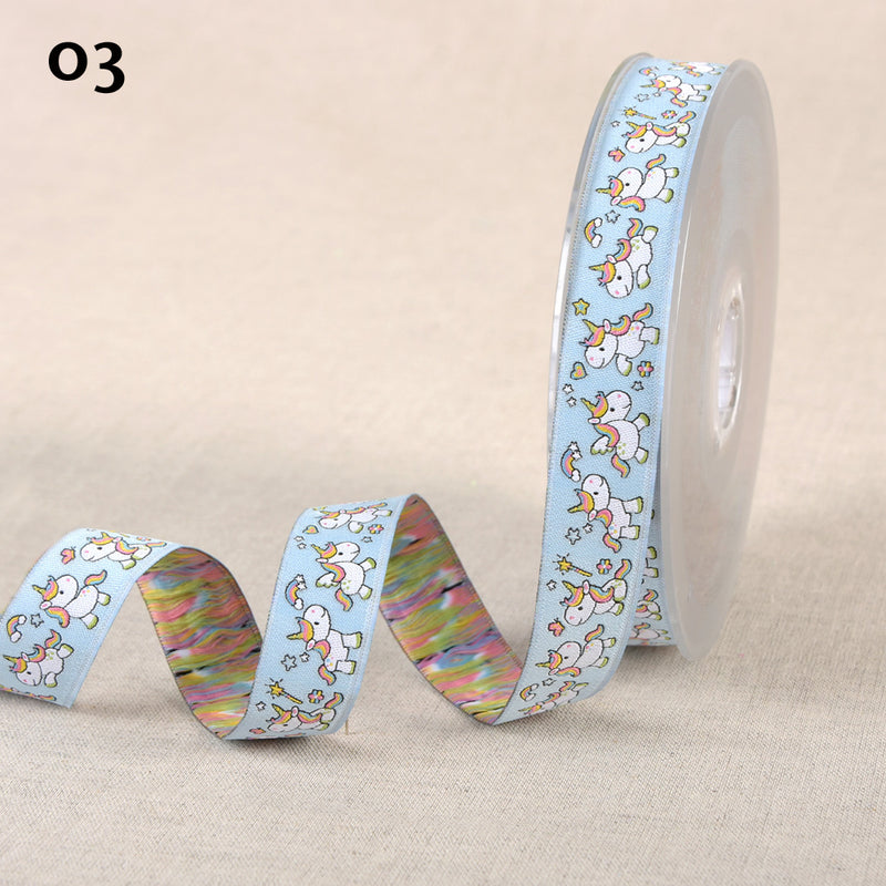 RAINBOW jacquard ribbon - 5 colours available