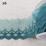 BOREALIS embroidered tulle - 8 colours available
