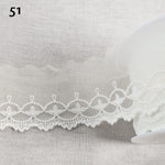 BOREALIS embroidered tulle - 8 colours available