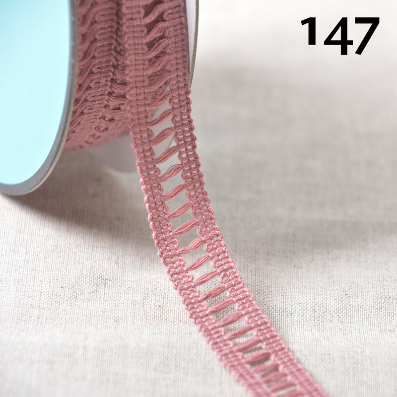 MAUPASSANT hemstitch trim - 28 colours available