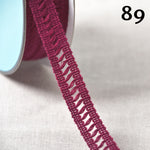 MAUPASSANT hemstitch trim - 28 colours available