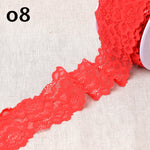 Dentelle élastique GRANITE - 28 couleurs disponibles