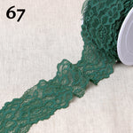 Dentelle élastique GRANITE - 28 couleurs disponibles