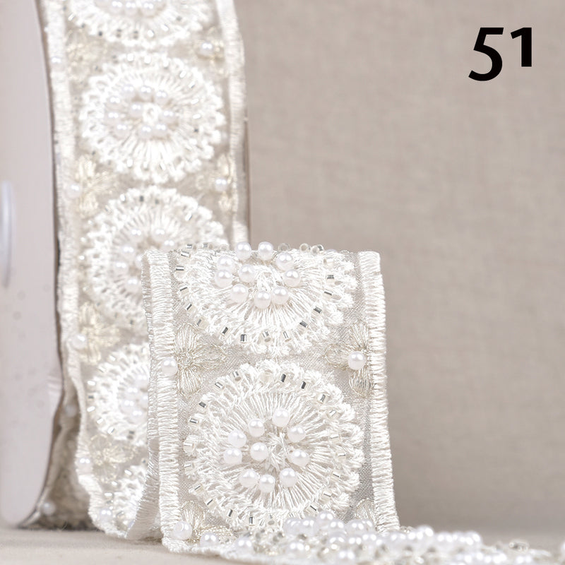 SAPHIR embroidered lace - 3 colours available