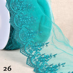 ASTER embroidered tulle - 13 colours available