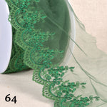 ASTER embroidered tulle - 13 colours available