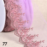 ASTER embroidered tulle - 13 colours available