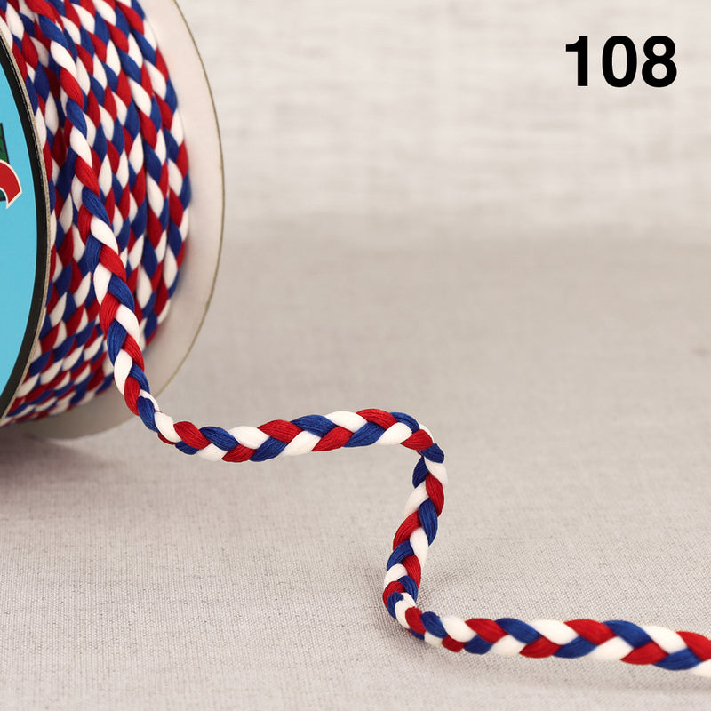BISSAU braided cord - 8 colours available