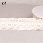 HYACINTH embroidered braid - 10 colours available