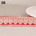 HYACINTH embroidered braid - 10 colours available