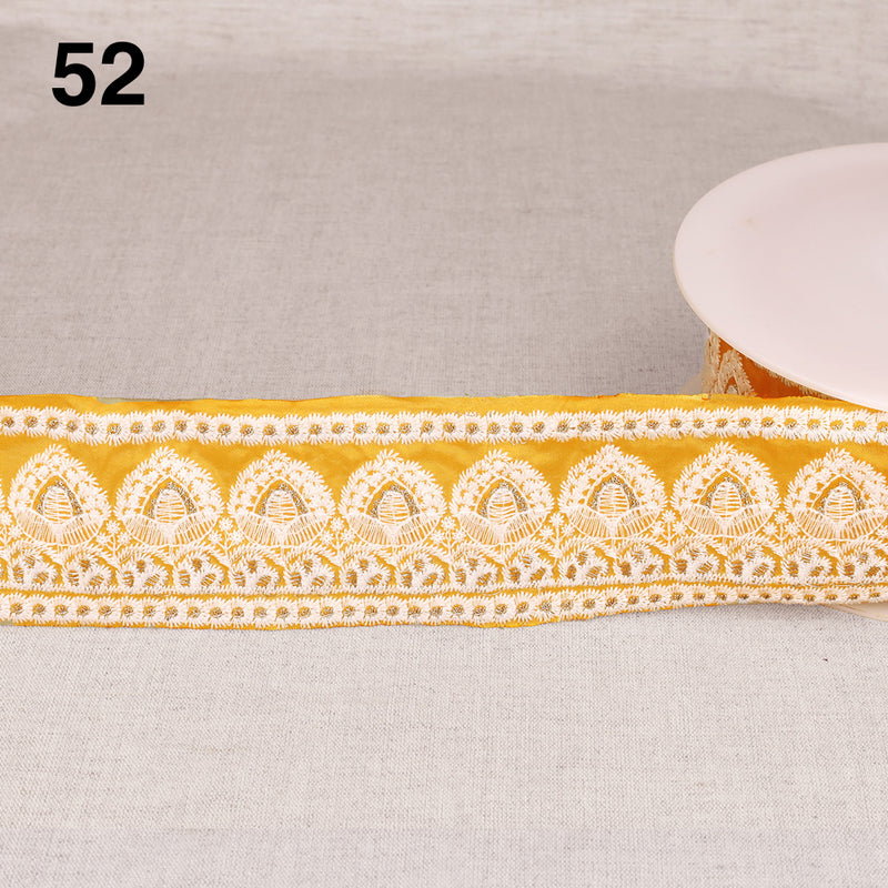 HYACINTH embroidered braid - 10 colours available