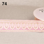 HYACINTH embroidered braid - 10 colours available