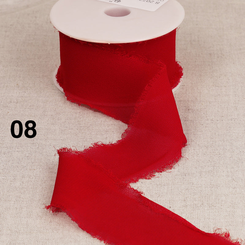 WATERFALL chiffon ribbon - 15 colours available