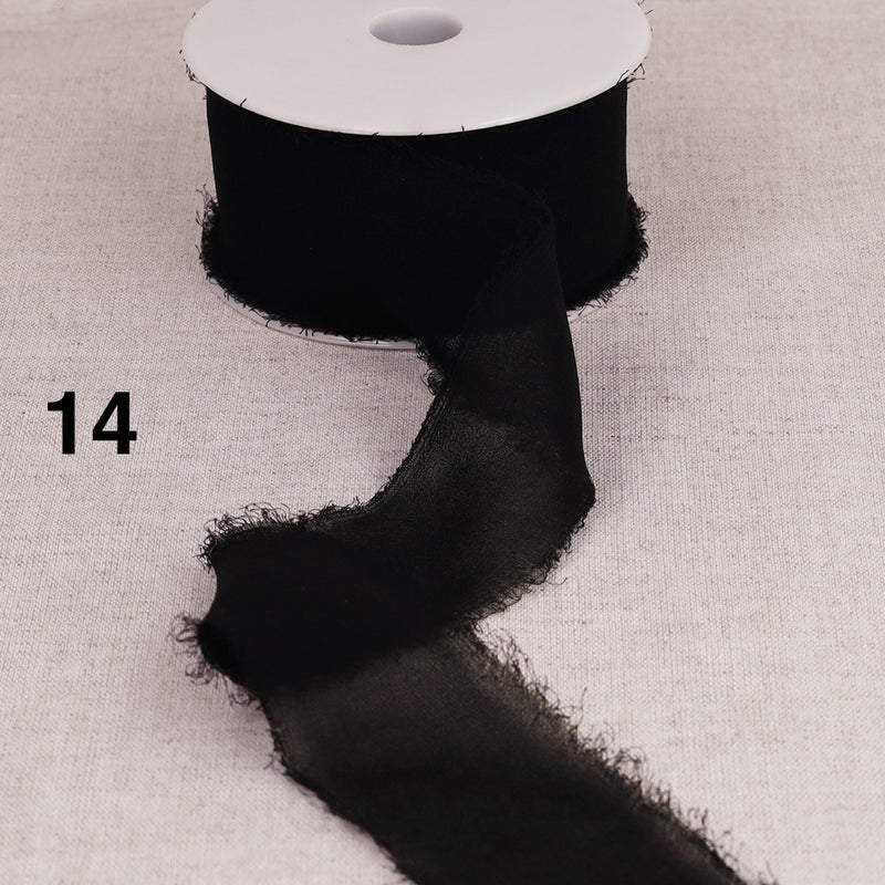 WATERFALL chiffon ribbon - 15 colours available