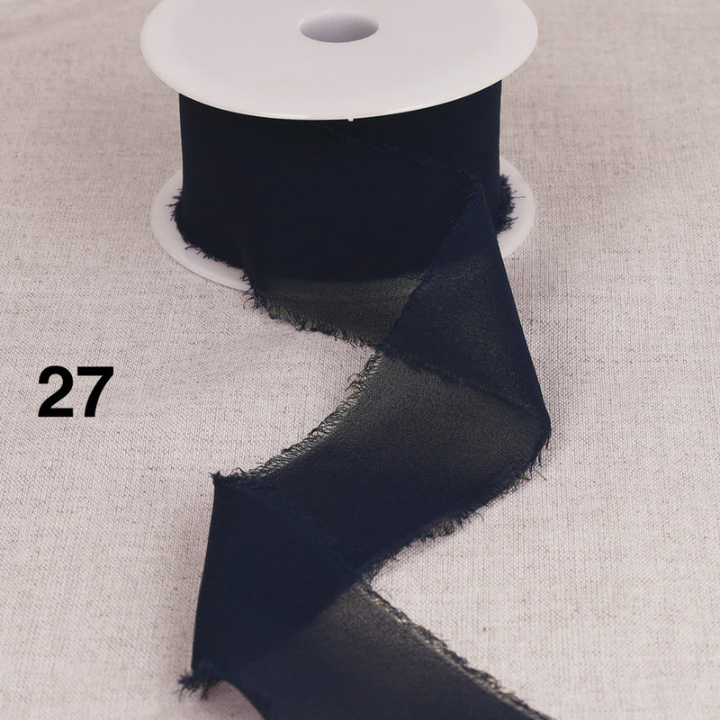 WATERFALL chiffon ribbon - 15 colours available