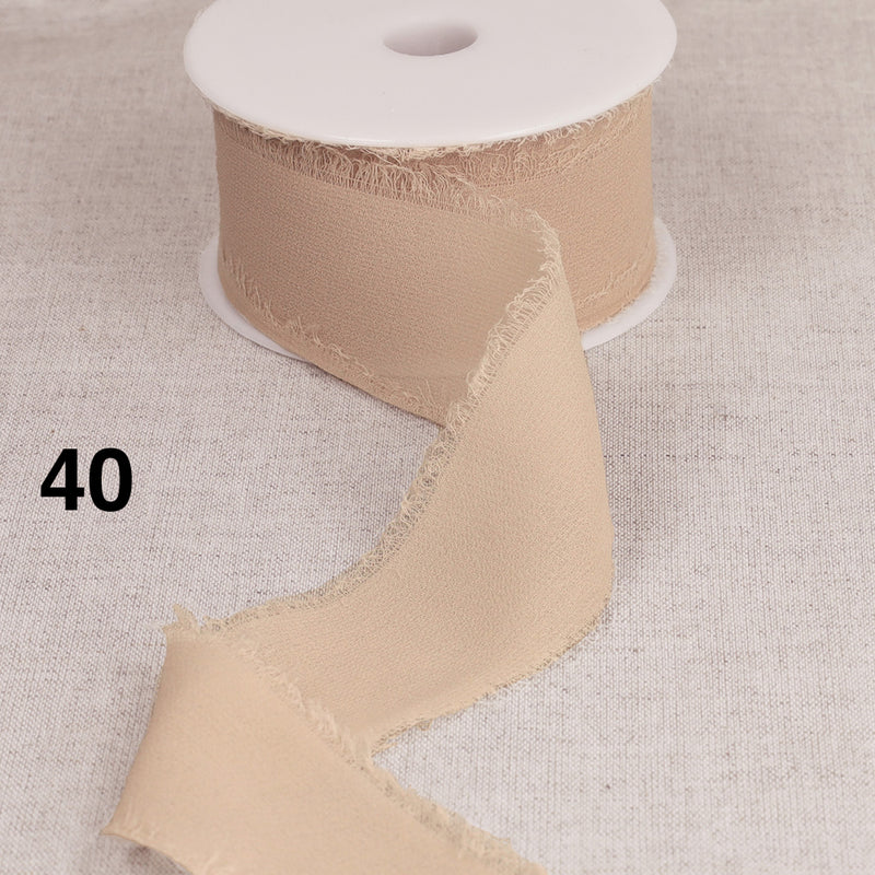 WATERFALL chiffon ribbon - 15 colours available