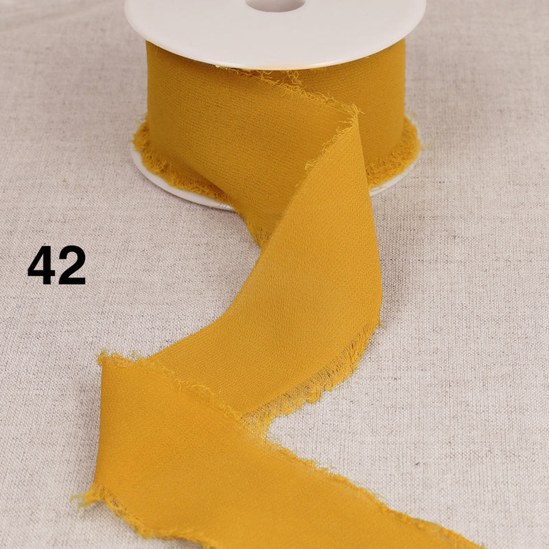 WATERFALL chiffon ribbon - 15 colours available