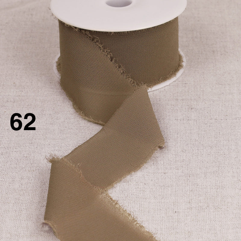 WATERFALL chiffon ribbon - 15 colours available