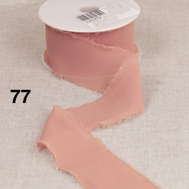 WATERFALL chiffon ribbon - 15 colours available