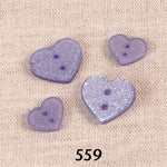 HEART button - 6 colours available