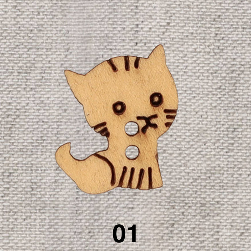 BASIL button - 7 colours available
