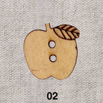 BASIL button - 7 colours available