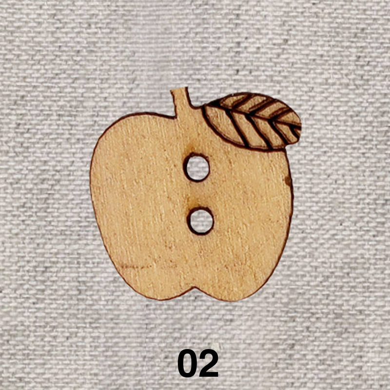 BASIL button - 7 colours available