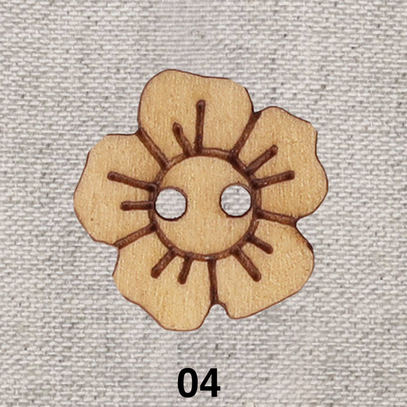 BASIL button - 7 colours available