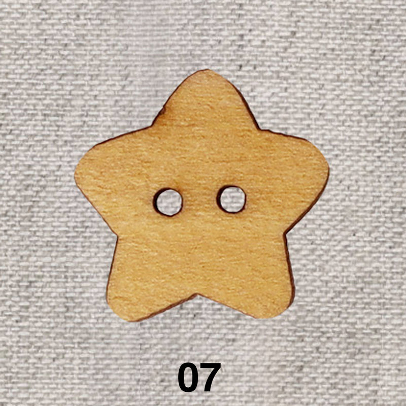 BASIL button - 7 colours available