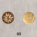 CHERVIL button - 3 colours available