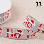 HO HO HO ribbon - 4 colours available