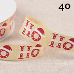 HO HO HO ribbon - 4 colours available