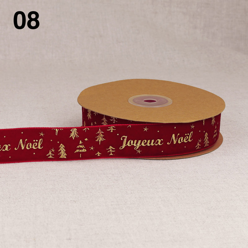 JOYEUX NOËL velvet ribbon - 2 colours available