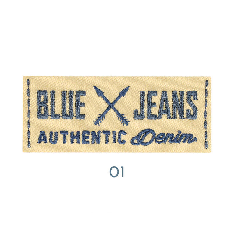 Appliqué BLUE JEANS AUTHENTIC DENIM - 3 couleurs disponibles