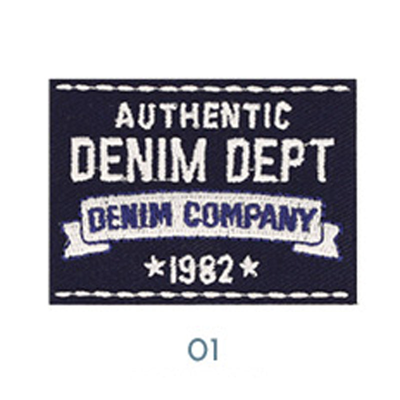 Appliqué AUTHENTIC DENIM DEPT - 3 couleurs disponibles
