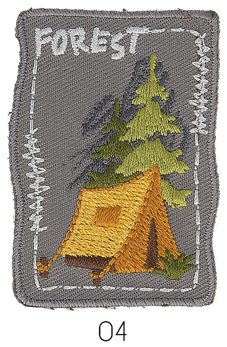 CAMPING applique - 5 colours available