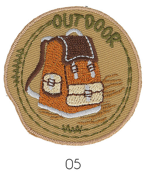 CAMPING applique - 5 colours available