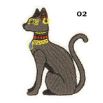 EGYPTIAN CAT applique - 2 colours available